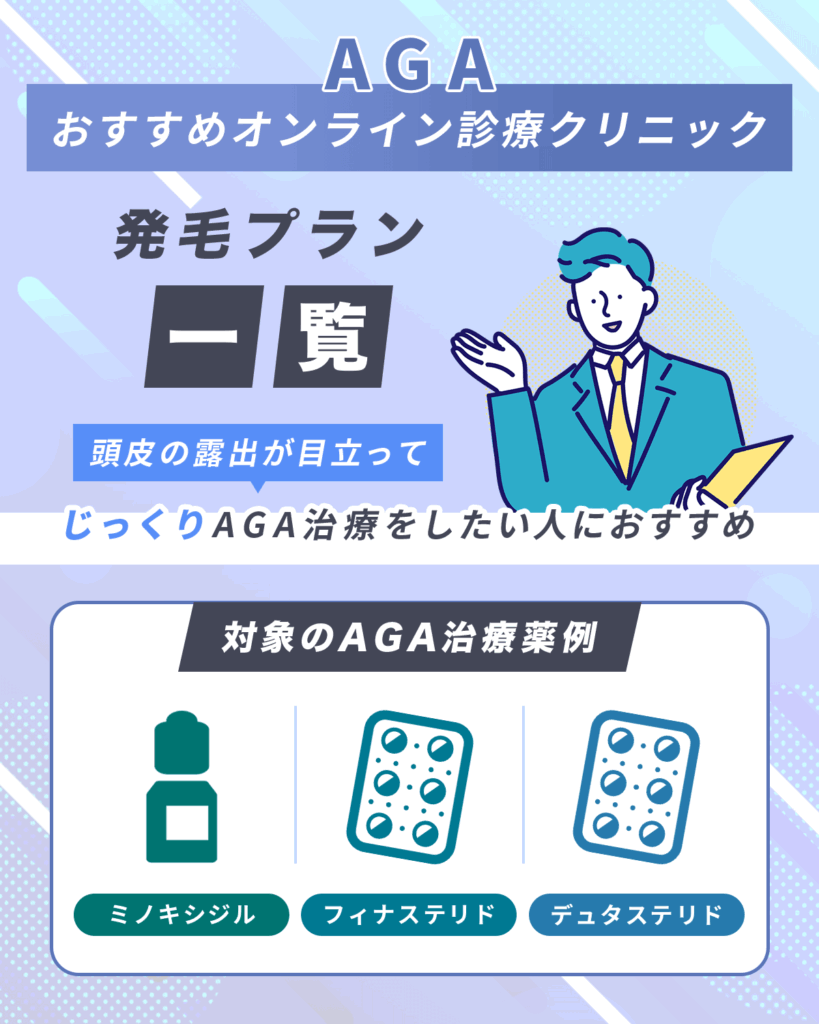 しっかり治療をしたい人向けの安いAGAオンライン診療クリニック一覧