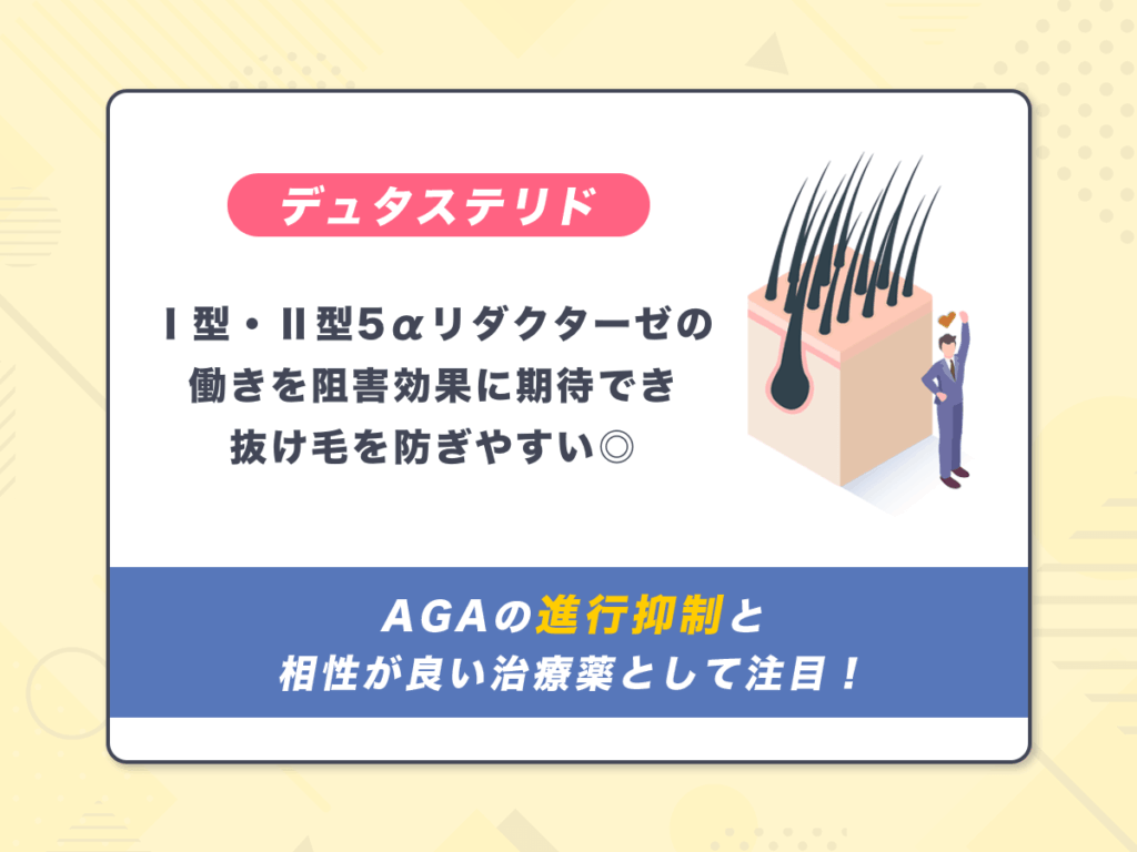 デュタステリド(ザガーロジェネリック)は抜け毛・薄毛予防でおすすめ